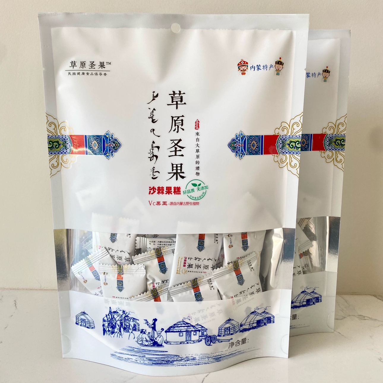 Nemonte Produce Grassland Sacred Fruit Sea Buckthorn Fruit Cake 238g Delicious-Taobao