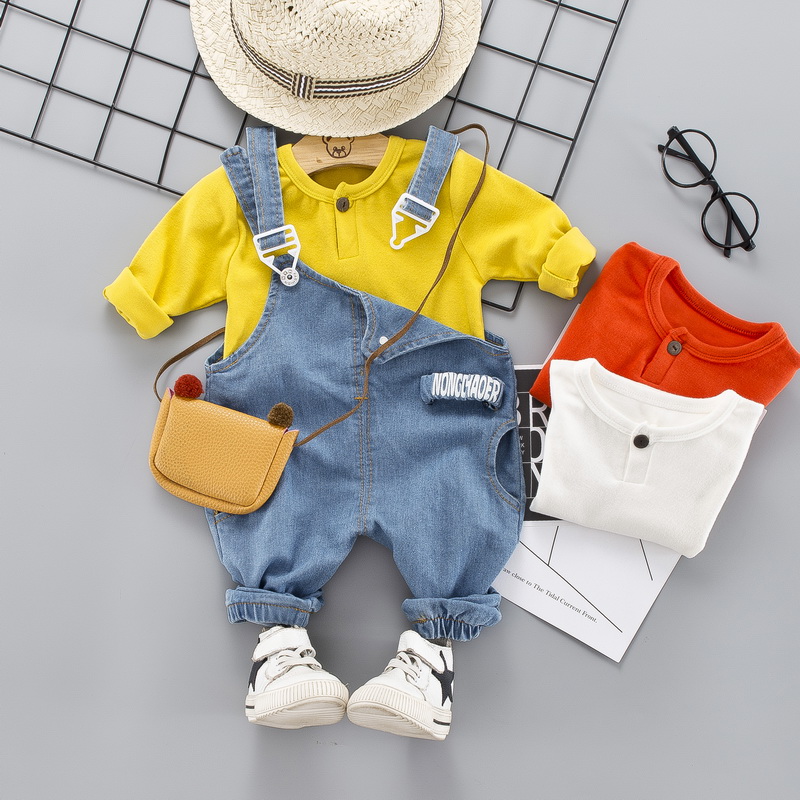 Bộ đồ mùa thu cho bé trai 2018 mới cho bé 0 một 1-3 tuổi bé mùa xuân và mùa thu hai mảnh cho trẻ em quần áo em bé
