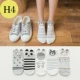 Vớ nữ vớ vớ Nhật Bản dễ thương vớ nông bằng cotton ulzzang Hàn Quốc vô hình chống trượt mùa xuân và mùa hè thủy triều - Vớ hàng tuần