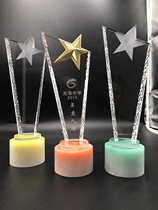 Metal Crystal Medal Trophy Customized Production Customized School Games Company Annual Awards Student Souvenirs