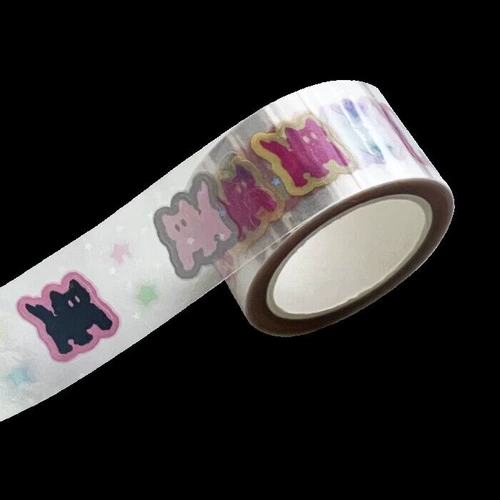 Плавающий свет выделял корейский Abbubblecrush Little Rockstar Cat Pet