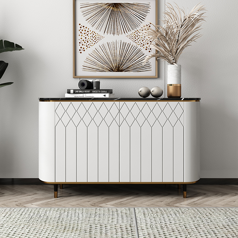 Minimalist dining cabinet marble light luxury entry porch Italian shoe cabinet foyer decoration cabinet modern household storage cabinet