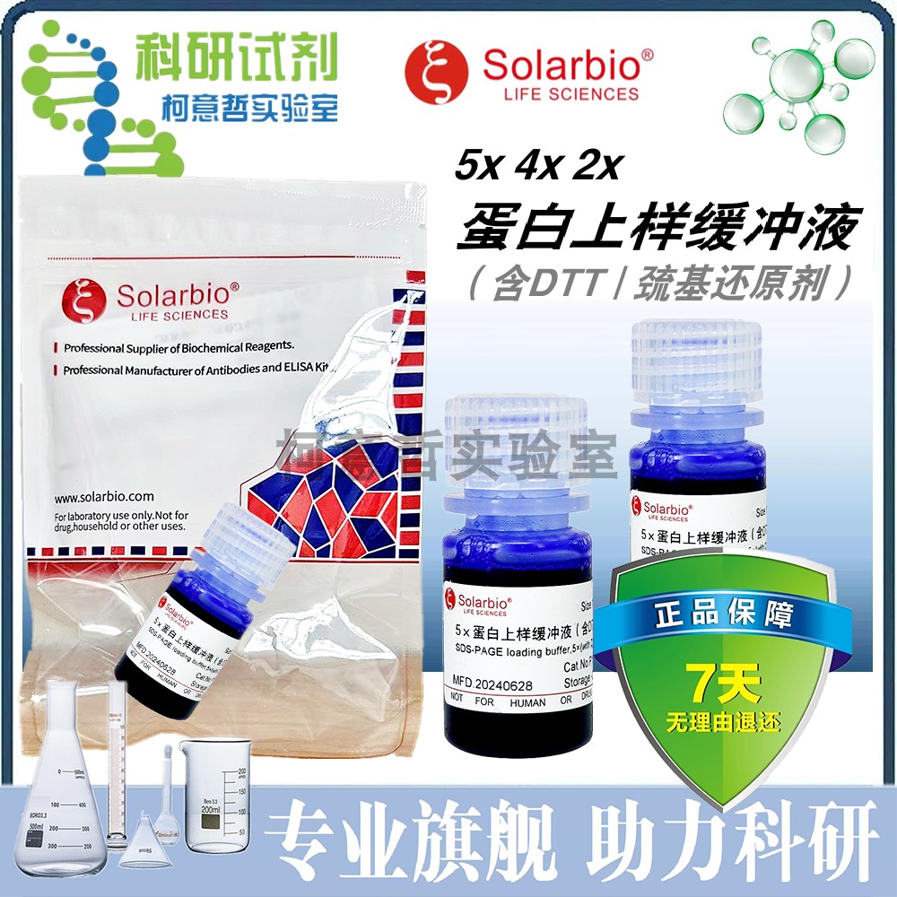 SDS-PAGE蛋白上样缓冲液 非变性蛋白上样缓冲液 5x 4x 2x[索莱宝]