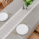 Bắc Âu không thấm nước khăn trải bàn vải bông và vải lanh vuông rắn bảng màu vải hộ gia đình bàn cà phê mat đơn giản in khăn trải bàn