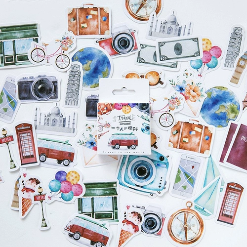Наклейка, фотоальбом для путешествий, декор, наклейки, планировщик, «сделай сам»