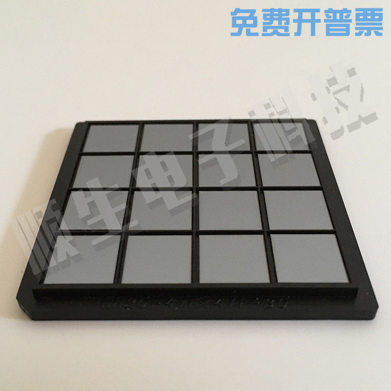 Silicon chip sample box Chip storage disk IC chip tray Shockproof box Black chip box tray