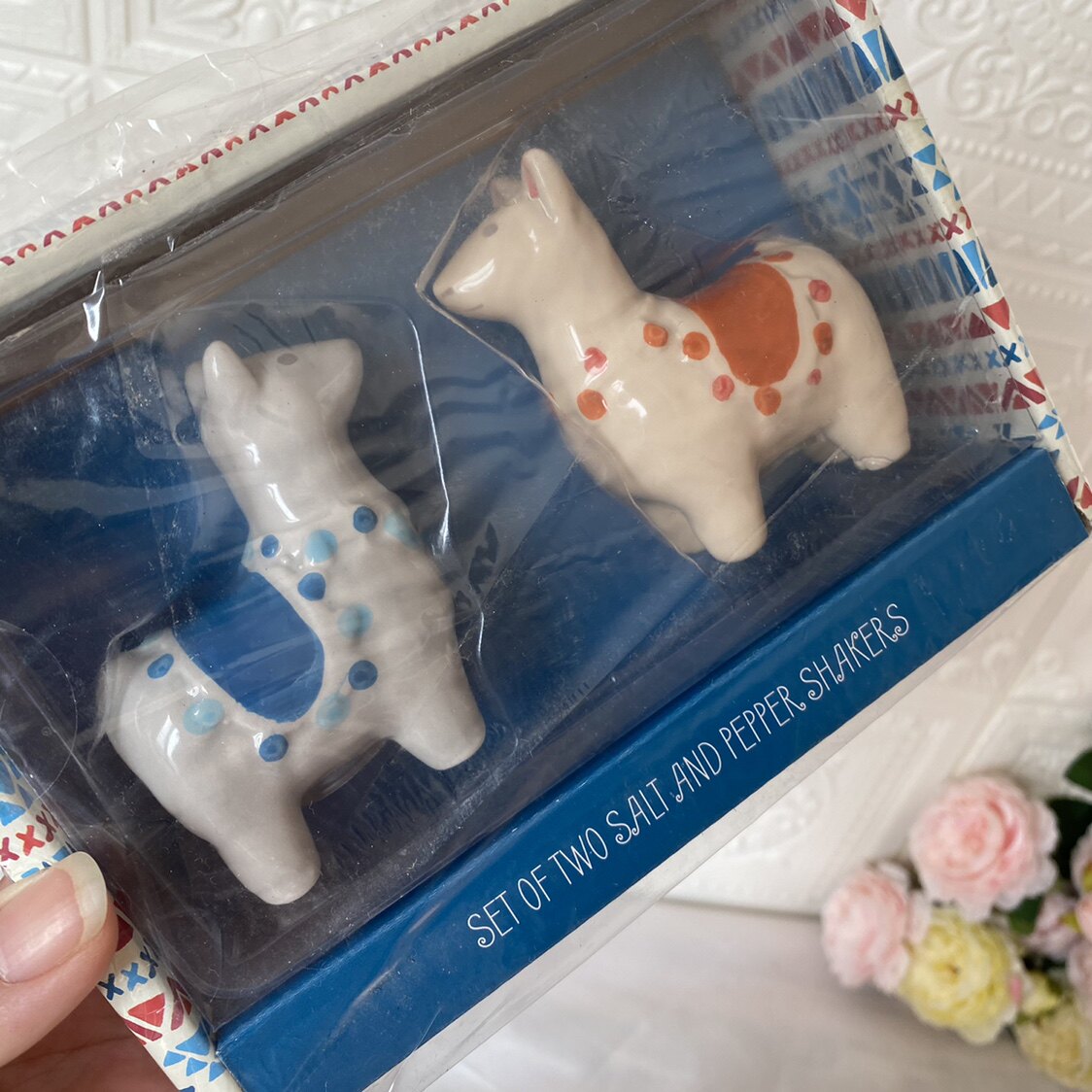 Exit Original Packaging Ceramic Alpaca Seasoned Bottle of Pepper Powder Bottle Only 13 Boxes A Pair Shipped Untorn