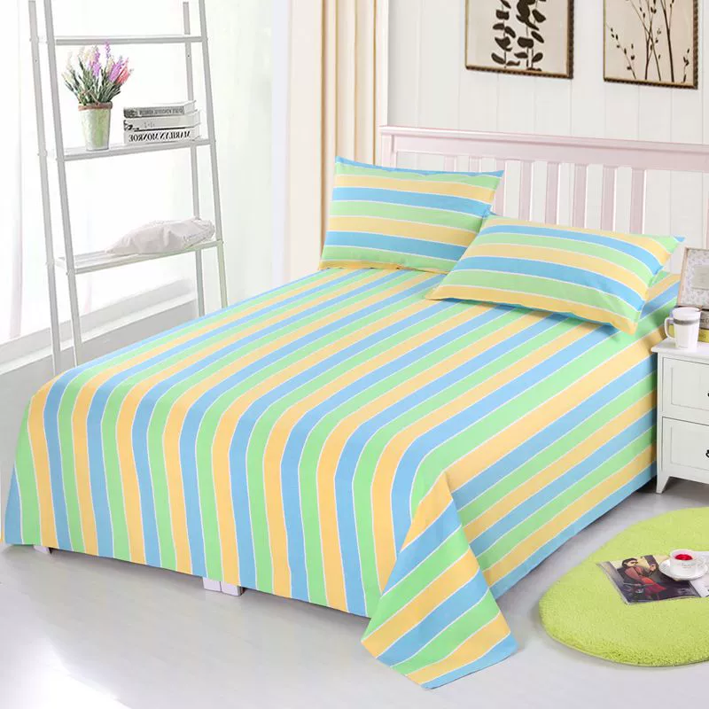Mất giải phóng mặt bằng Tấm vải thô cũ Tấm đơn Tấm vải bông đôi đơn dày 1.5 1.5 2.0m giường