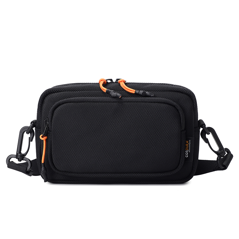 Cordura Single-Shoulder Crossbody Bag, Travel Small Bag, Lightweight Clutch Bag, Multifunctional Mobile Phone Bag, Casual Portable Commuter Bag