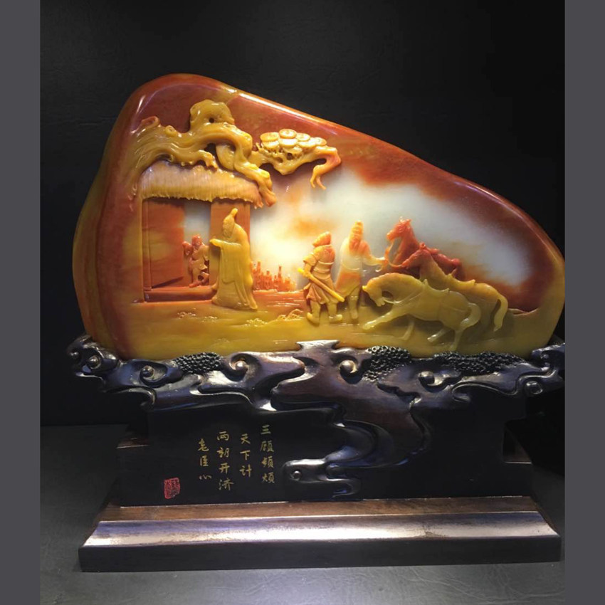 黄龙玉【纯天然玉石摆件】💎 宏玉坊原石吊坠，收藏级艺术品，你值得