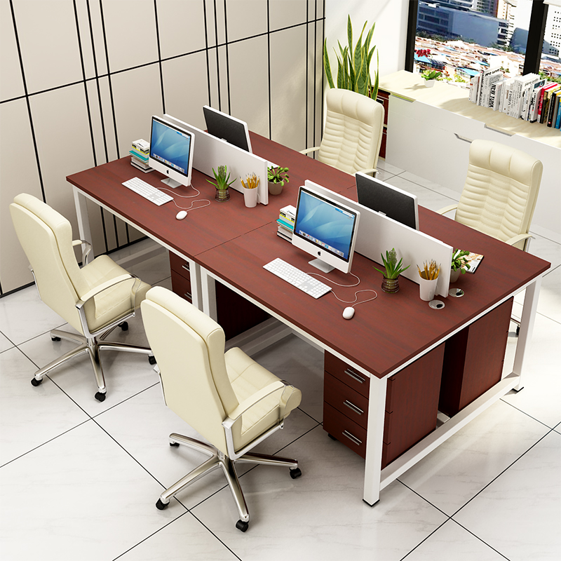 Staff Cut Off Office Furniture Modern Minimalist Combination Of