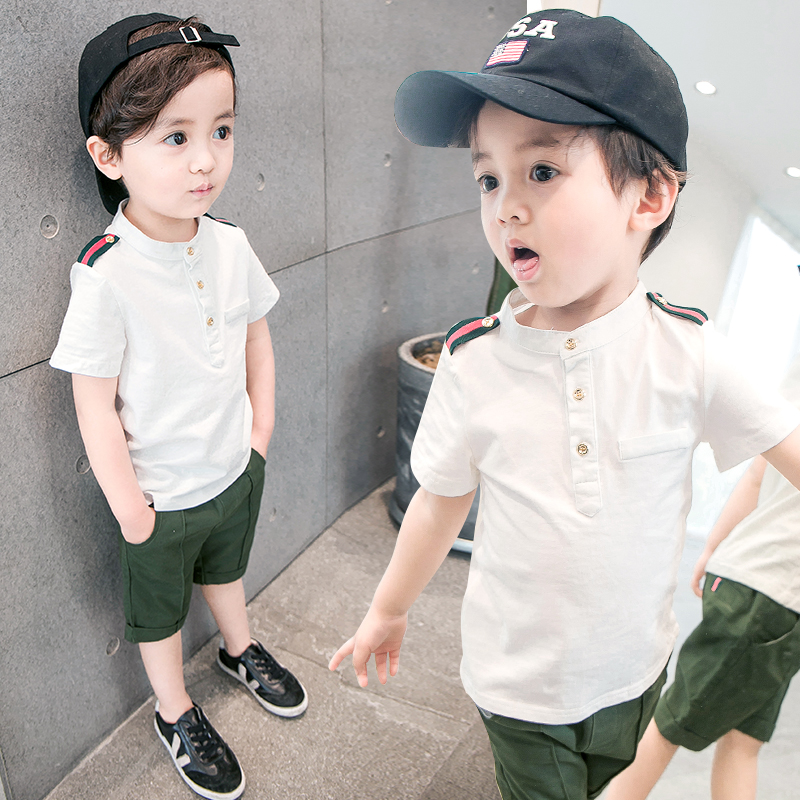 1男童装3夏装两件套装4儿童潮衣服5岁6夏天7时尚小孩男孩周岁韩版