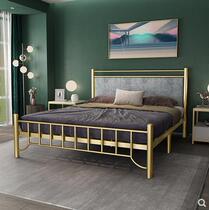 Nordic Iron Bed Double Bed 1 8 m Golden Princess Bed Massachusetts Bed Simple Modern Iron Bed Single Bed