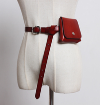 Belted women trim jeans suit running bag with jumpsuit dress fashion leather waist seal tide ins sweater waist waist