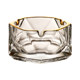 Glass ashtray creative home living room office light luxury high-end bar special commercial hotel ashtray customization