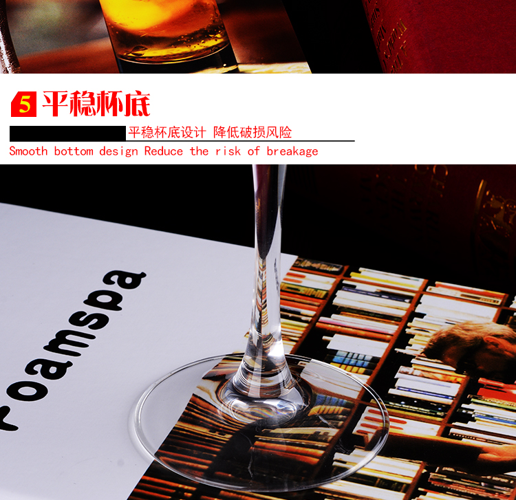Le Meiya ly rượu vang đỏ ly chì miễn phí cốc cốc rượu sâm banh kính nhà rượu vang lớn ly rượu đặt giá để rượu