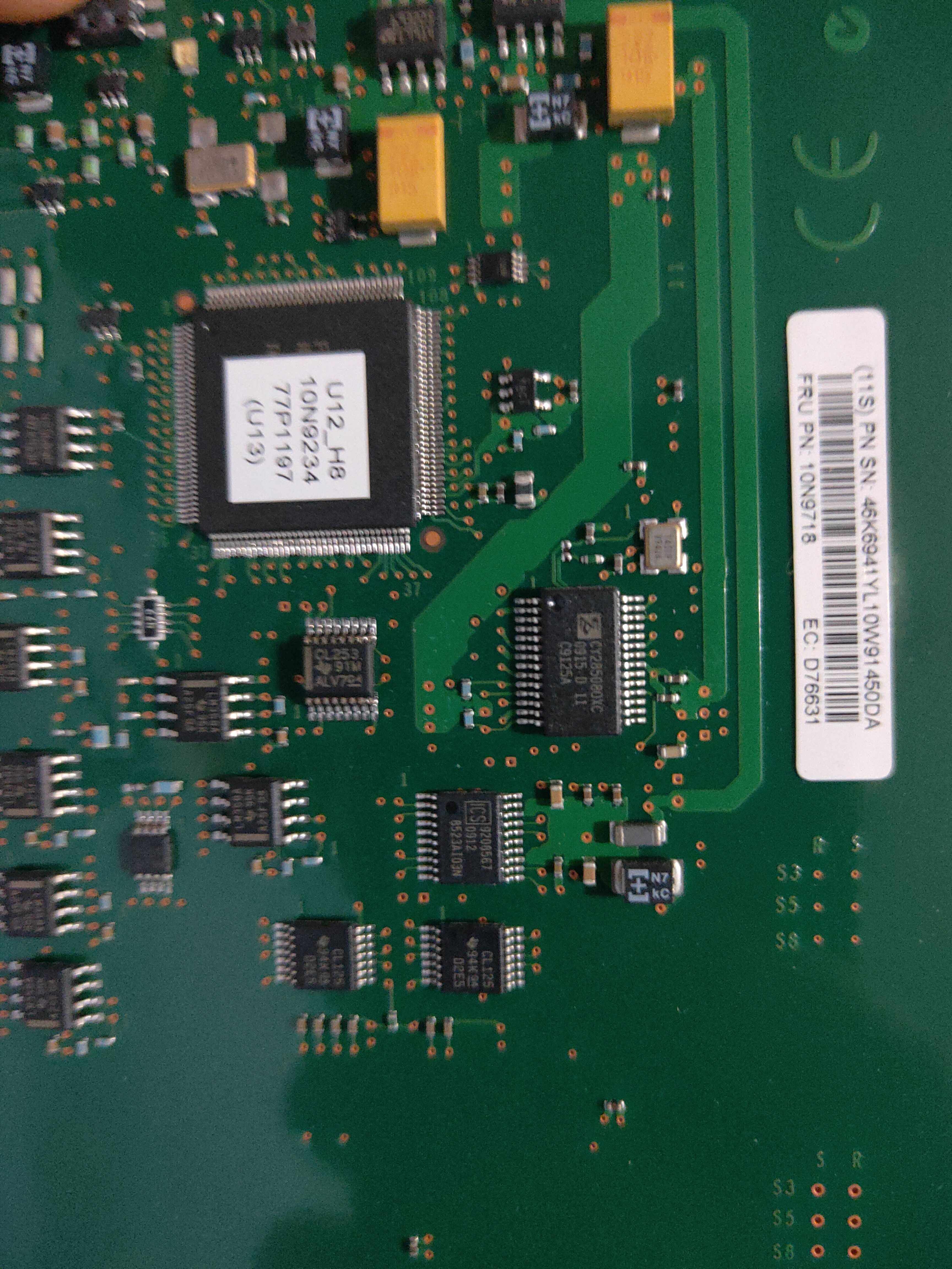 IBM 10N9718 10N9719 46K6941 P6 520 P6 Small prototyping machine temperature management card