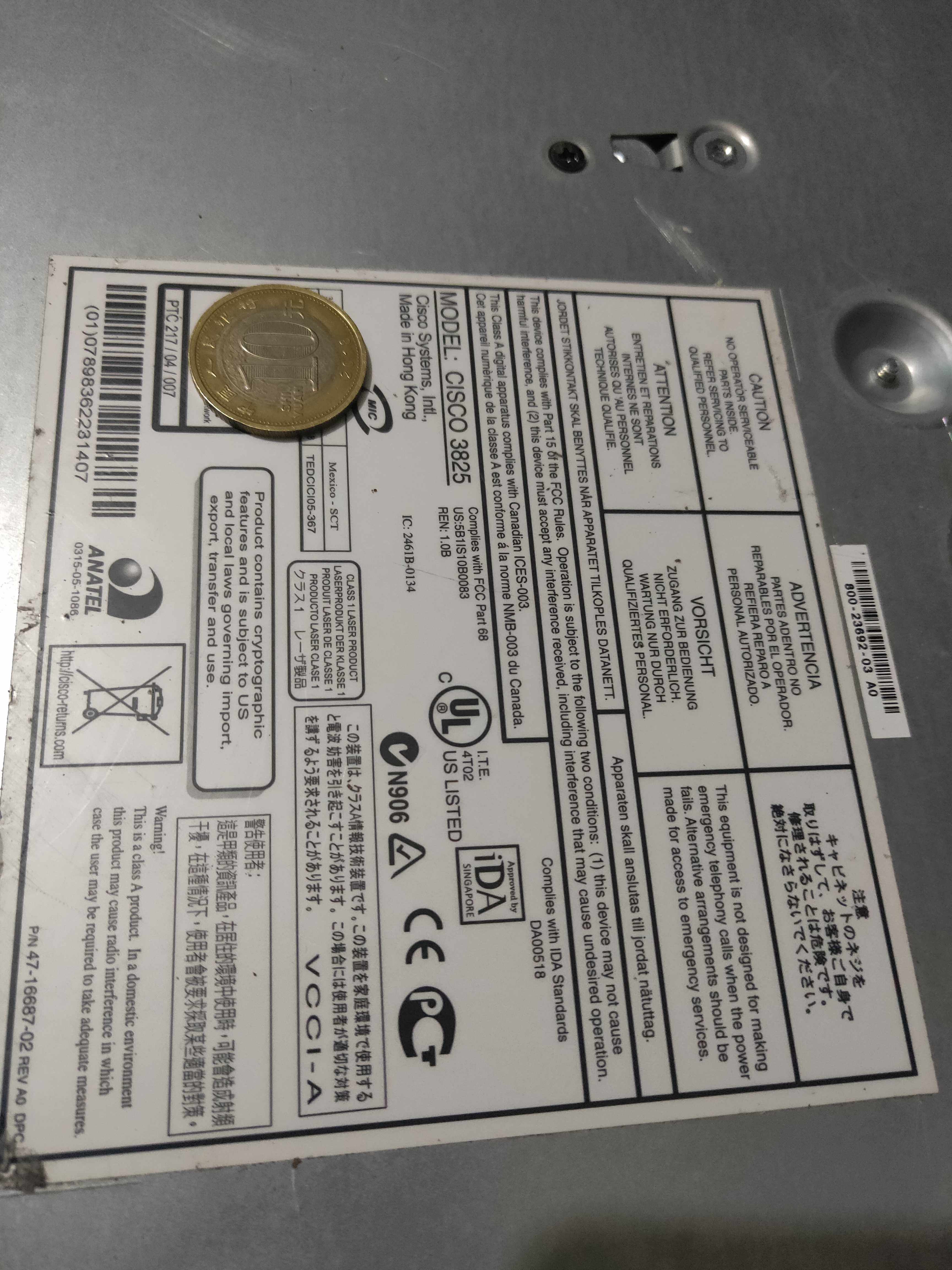 Cisco CISCO 3,825,000 trillion Enterprise-class routers