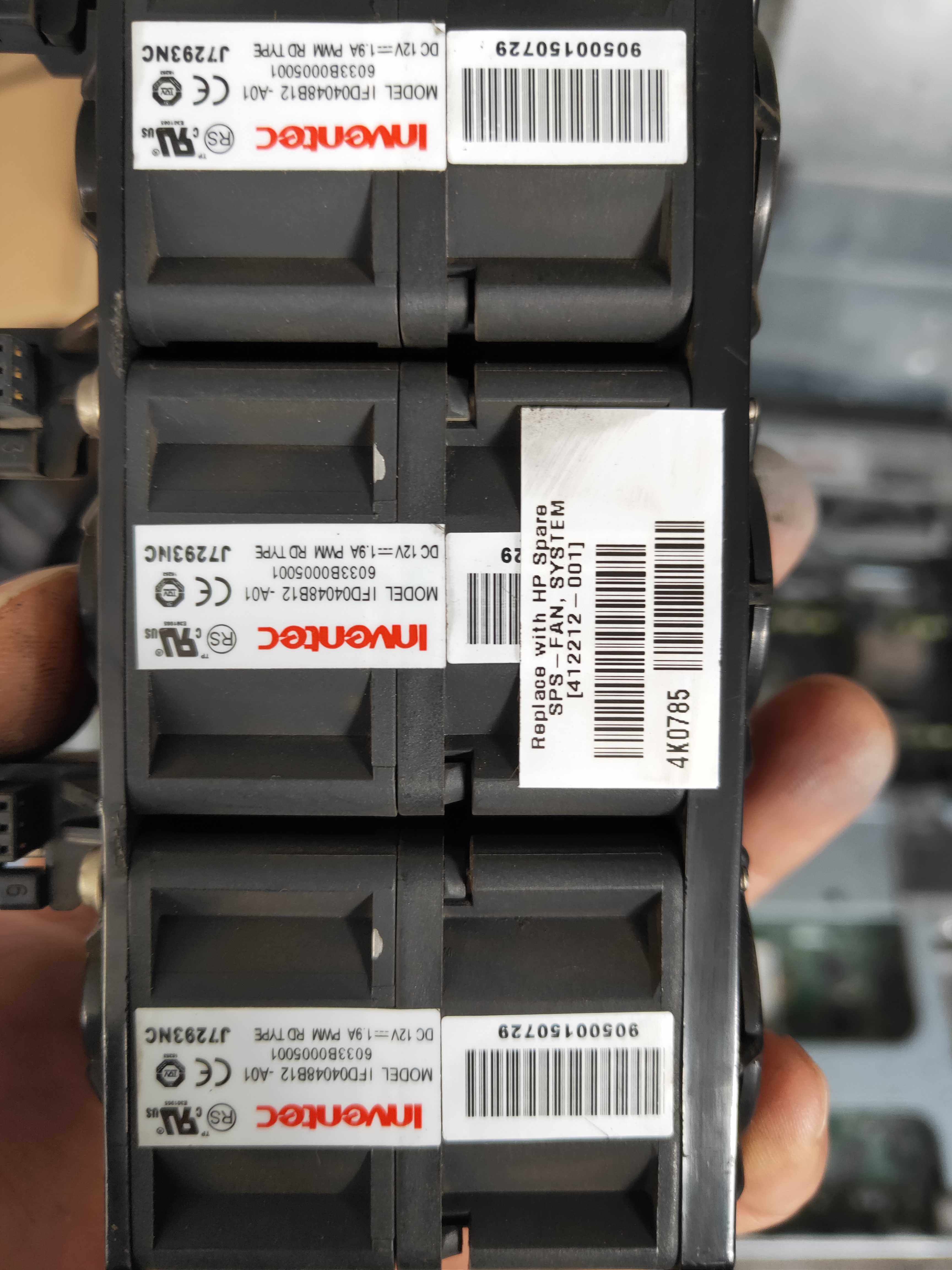 HP 360G5 fan DL360G5 fan group Host shell fan 412212-001 418037-001