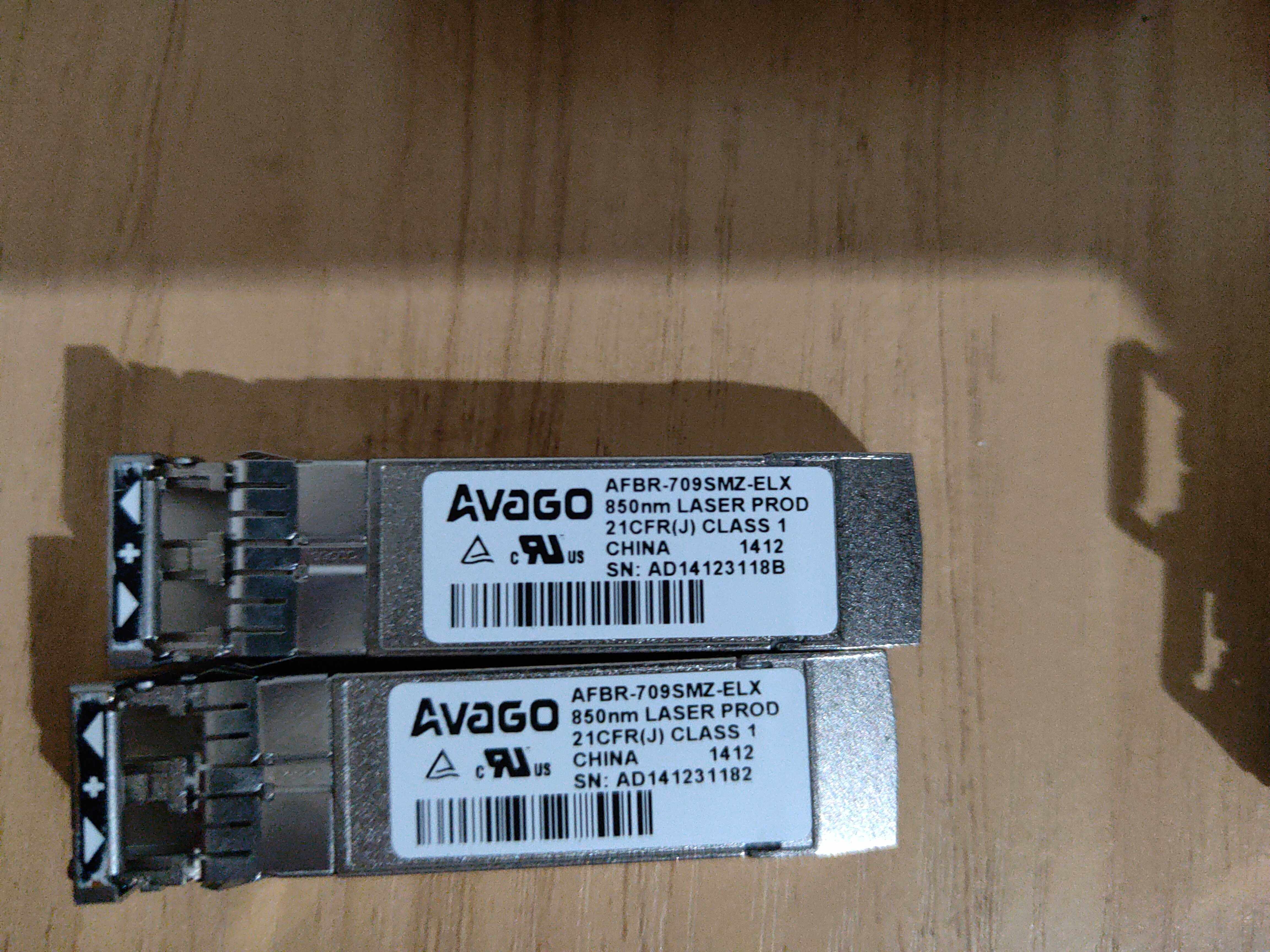AvaGo AFBR-709SMZ-ELX 10G-850nm-0 fiber optic modules