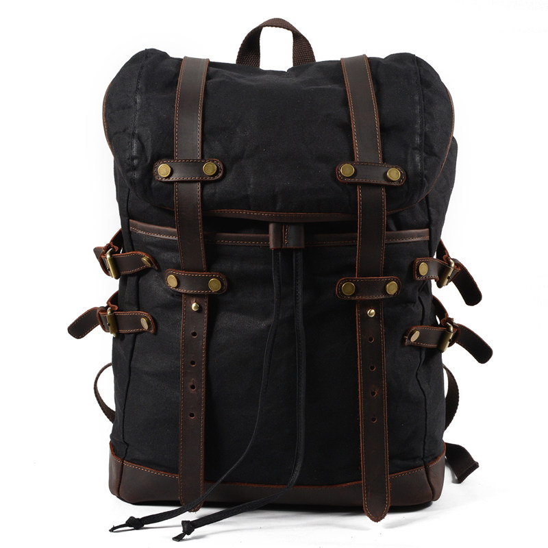 Chiguxi New Vertical Men Pack Casual Waterproof Computer Shoulder Package Outdoor Mountaineering Travel Package