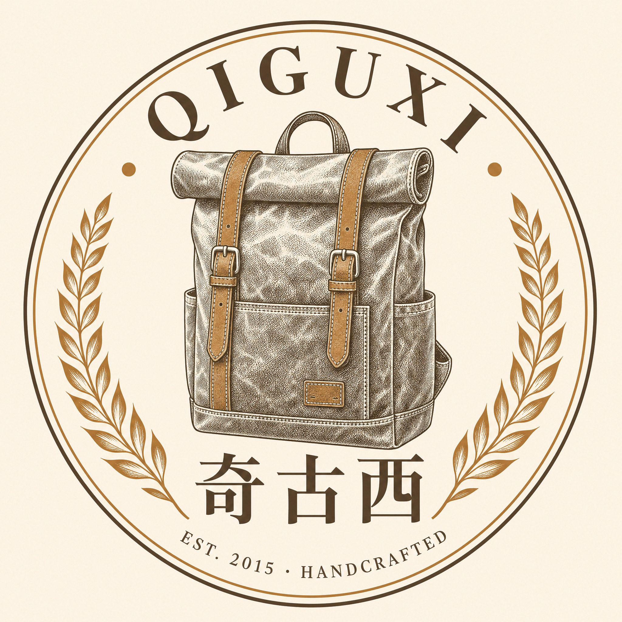 奇古西优质国潮包的LOGO