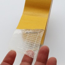 Double sided fibre adhesive tape mesh fibreglass double-sided adhesive high powerful transparent stripe tear constantly double sided carpet glue