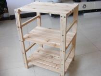 Customized multi-layer shelf wooden shelf wooden shelf rack shoe rack fish tank shelf storage solid wood