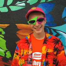  Roy purdy same glasses hip-hop little brother pink green sunglasses Music festival triangle glasses funny party