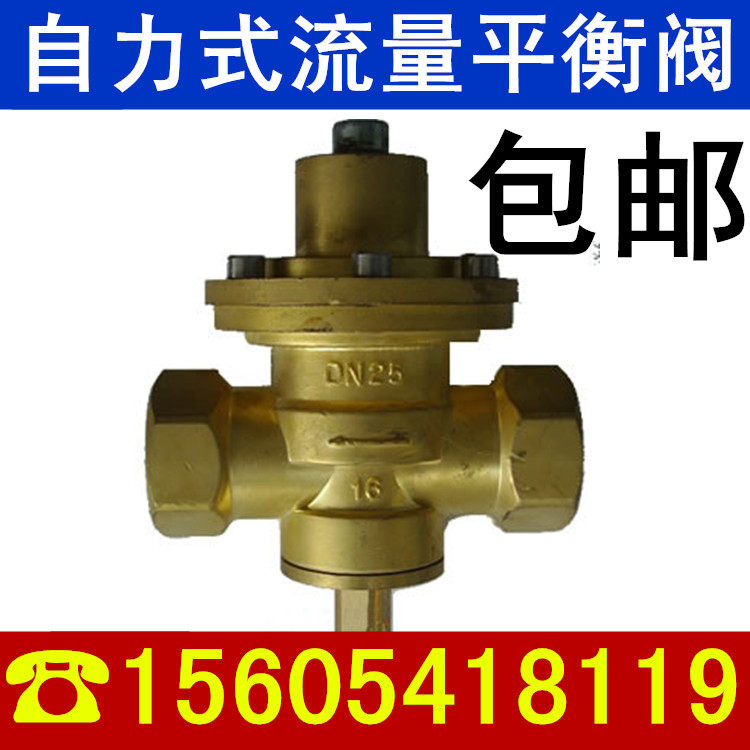 ZL17F Self-operated balance valve flow control valve Self-operated flow balancing valve pressure differential flow rate