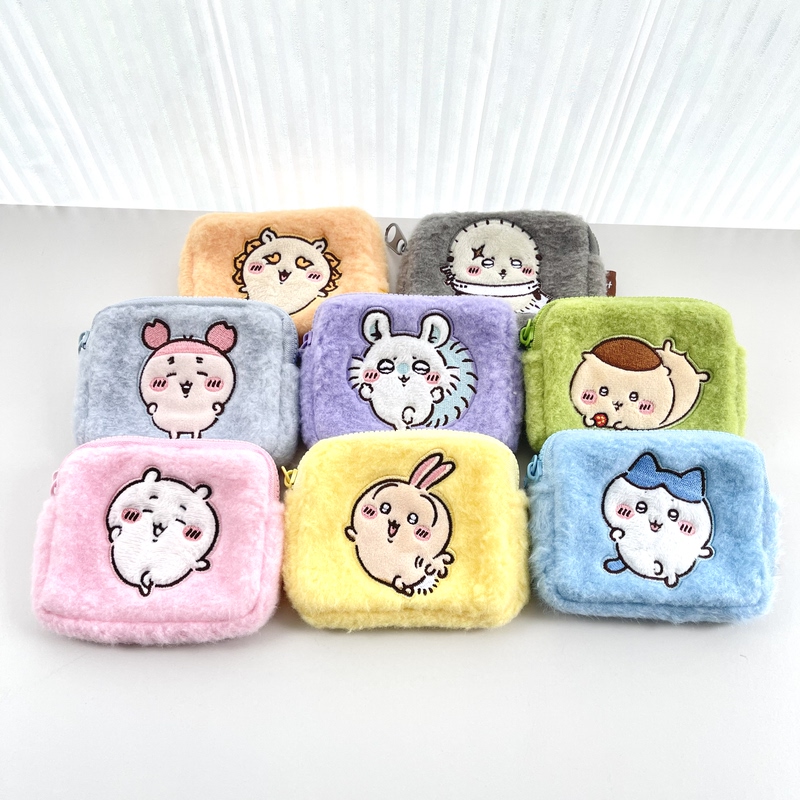 Japanese Order Jiyi Xiaoba Usaki Whole Family Wool Felt Soft Mini Coin Purse Card Holder Key Holder Japanese Order Jiyi Xiaoba Usaki Whole Family Wool Felt Soft Mini Coin Purse Card Holder Key Holder