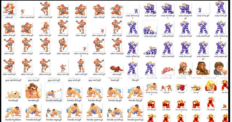 超级街霸4全套角色 动作特效分解avi+max动作【10GB】-模型贴图 超级街霸4全套角色 动作特效分解avi+max动作【10GB】