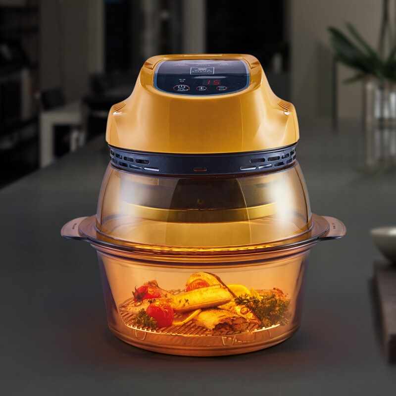 American Conning 3 5 4 1L Glass Pan Cyclone Electric Oven Air Fryer Electric Fryer French Fries Fries