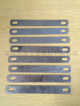 Galvanized brace for iron bed fittings