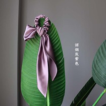 Heavy silk designer walks 19ss oversized bow silk scarf Hairband hair accessories high-end customization