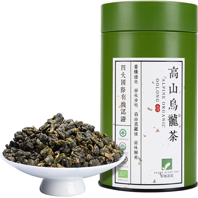 4国有机认证：芯仙茗堂 高山乌龙茶100g