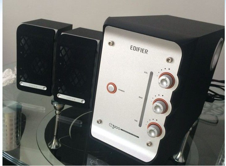 Edifier rambler E3100 2 1 multimedia computer speaker wooden heavy subwoofer audio