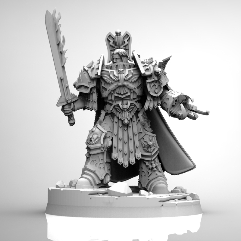 Warhammer Emperor of Mankind 3D Printing Model Stl Data File