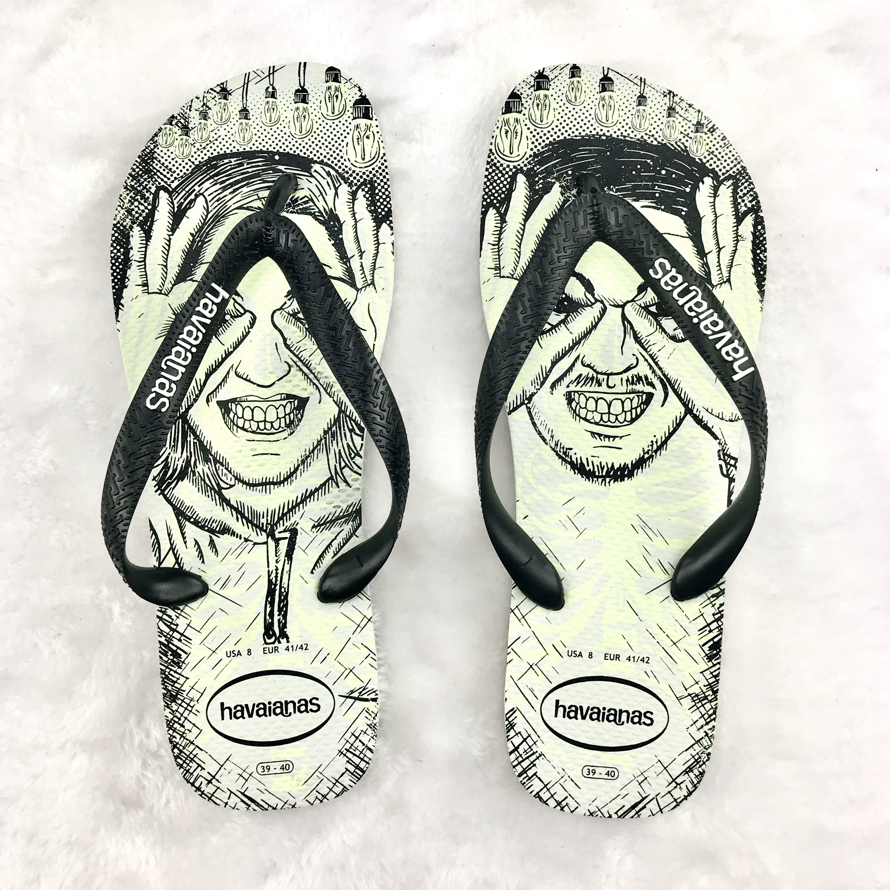 Шлепанцы Havaianas, нескользящие резиновые тапочки