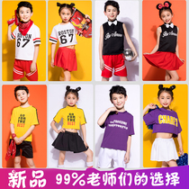 61 Childrens cheerleaders perform the Student Games cheerleading and the girl jazz dance modern dance suit