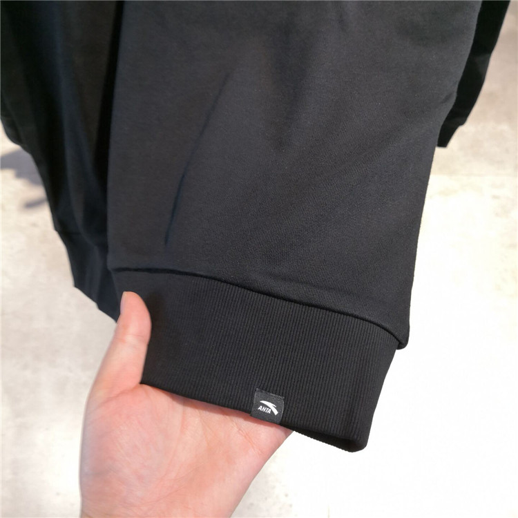 Áo len nam tay dài 2018 mới mùa thu cổ tròn áo thun thể thao giản dị 15837730 hoodie trơn