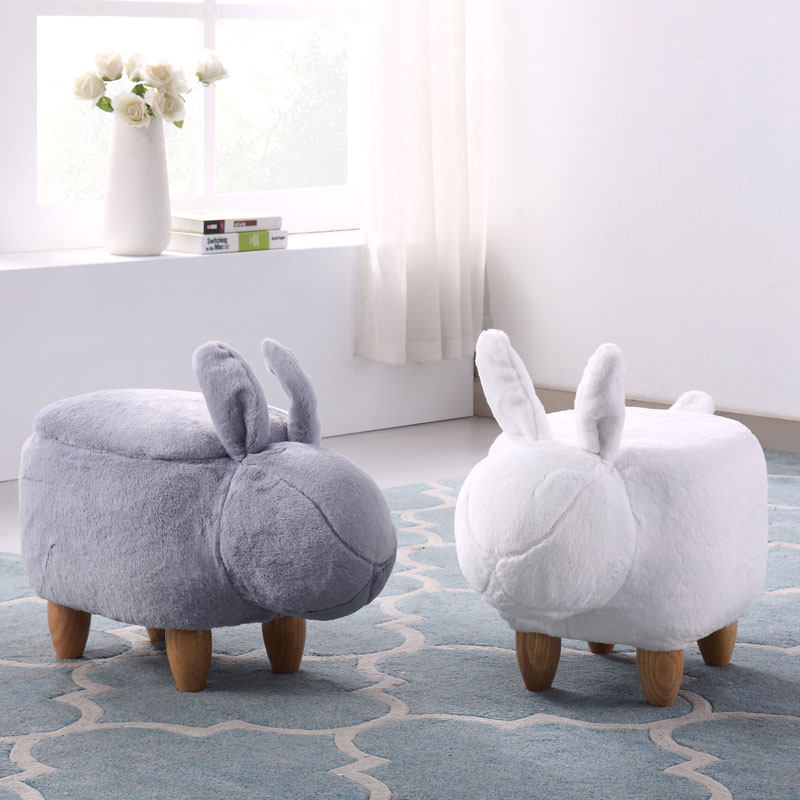 Creative little sheep stool change shoe stool home animal dinosaur stool personality living room small sofa stool makeup chair room