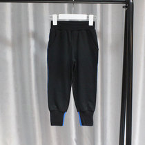 2021 Spring and Autumn new products for boys and girls pure cotton soft breathable and comfortable bunches feet baby loose casual knitted trousers