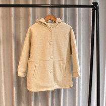Mule brand counter spring and autumn winter Korean hooded long cotton warm girl loose coat