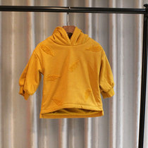 Ana xi brand spring and autumn winter Korean girl double hooded long flocking pullover sweater sweater