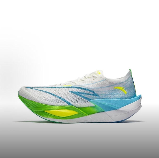 Anta C202 6Pro Full-Length Carbon Plate Anti-Slip Men's Running Shoes White/Blue/Orange/Red 112615576R