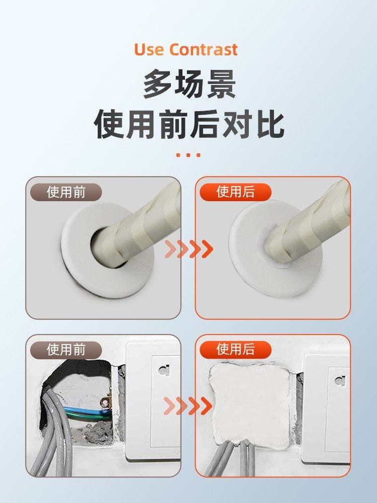 Sealing Putty for Plugging Holes in Air Conditioning Vents, Waterproofing Wall Gaps, and Preventing Sewer Pipe Odor Backflow