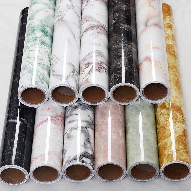 Thick outdoor fabricated marble wallpaper wall self-paste wallpaper wallpaper outside wallpaper marble marble