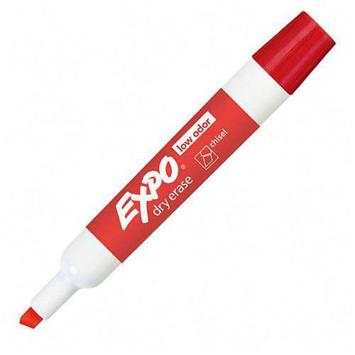 EXPO low odor American flat head whiteboard pen red flat head whiteboard pen