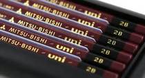 Japan Mitsubishi UNI hardness test pencil UNI 1887 pencil hardness tester test special pencil 2B